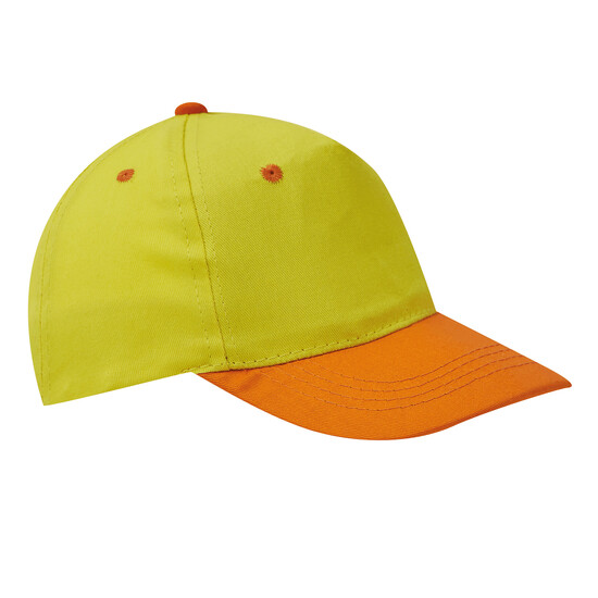 5-Panel-Cap für Kinder CALIMERO, gelb, orange