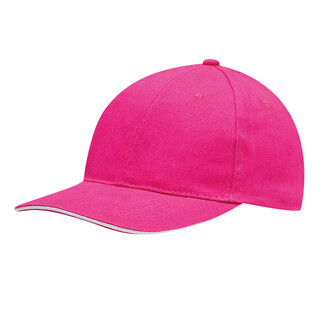 6-Panel-Sandwich-Cap LIBERTY, pink