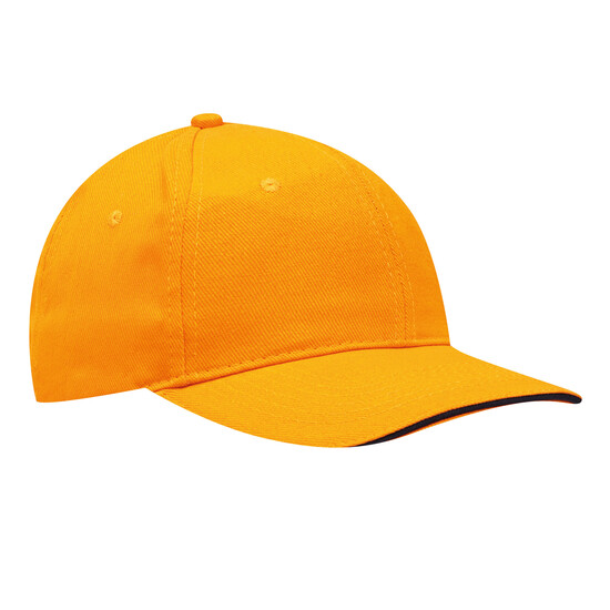 6-Panel-Sandwich-Cap LIBERTY, orange