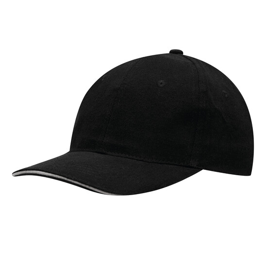 6-Panel-Sandwich-Cap LIBERTY, schwarz