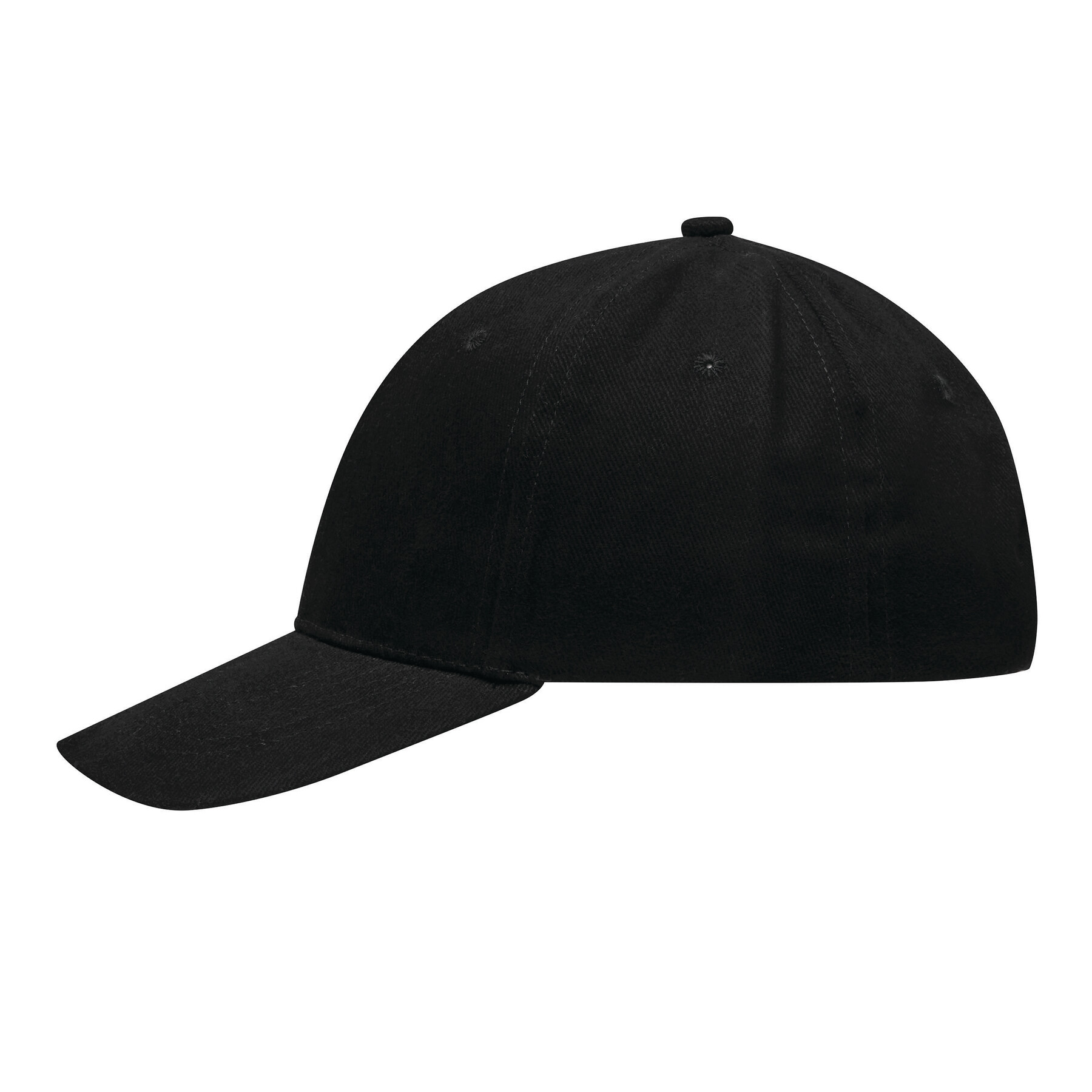 6-Panel-Baseball-Cap COTTURE, schwarz