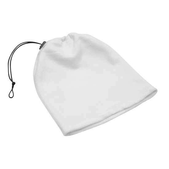 Fleece-Schalmütze VARIOUS, weiß