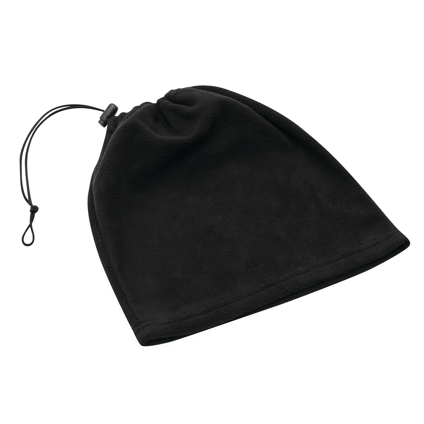 Fleece-Schalmütze VARIOUS, schwarz