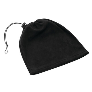 Fleece-Schalmütze VARIOUS, schwarz