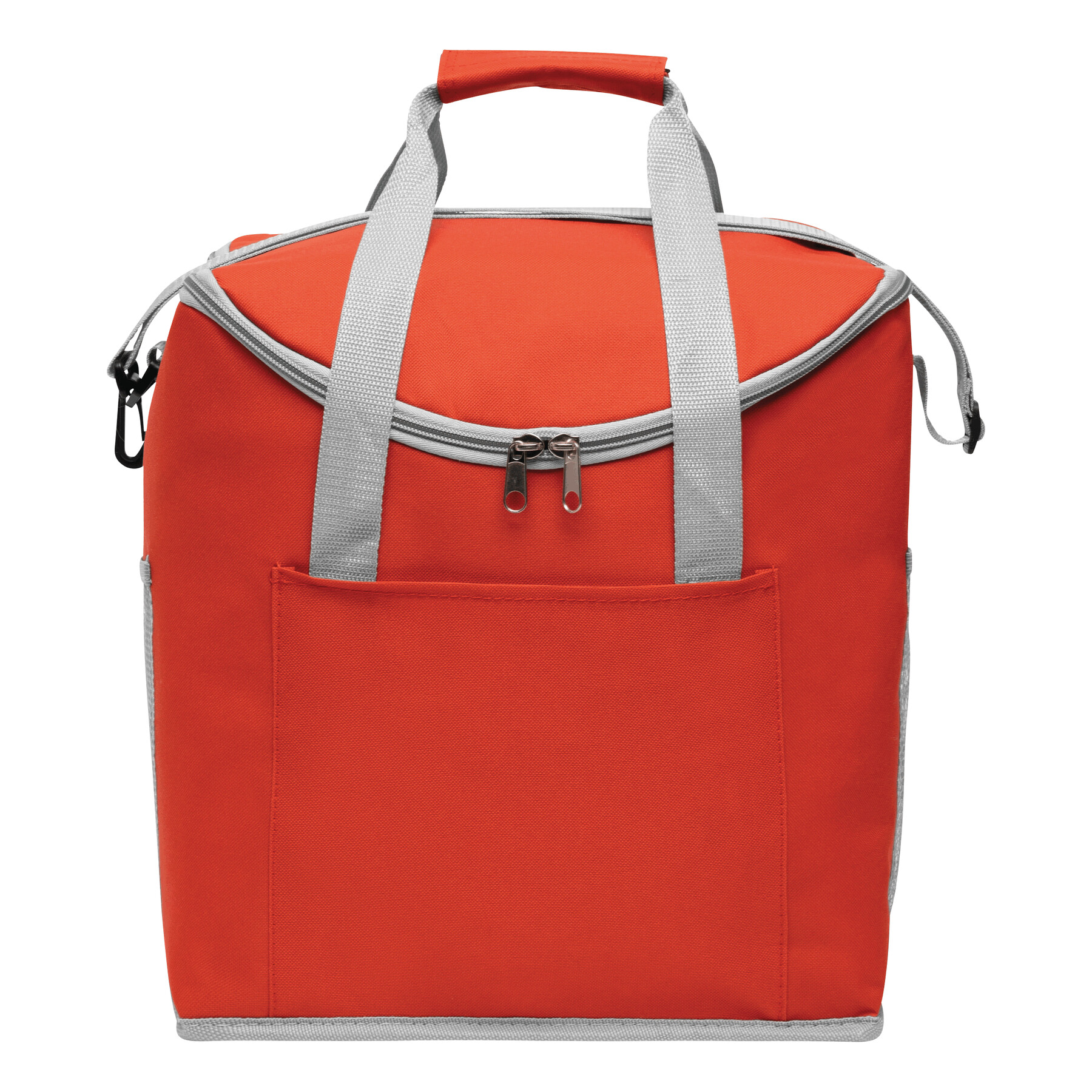 Kühltasche FROSTY, grau, rot