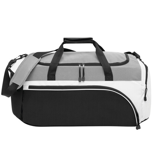 Sporttasche NARVIK, grau, schwarz, weiß