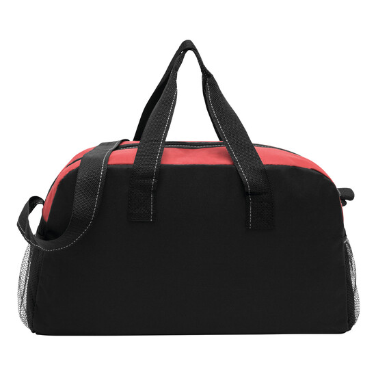 Sporttasche FITNESS, rot, schwarz