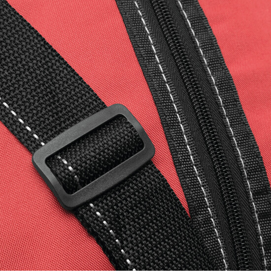 Sporttasche FITNESS, rot, schwarz