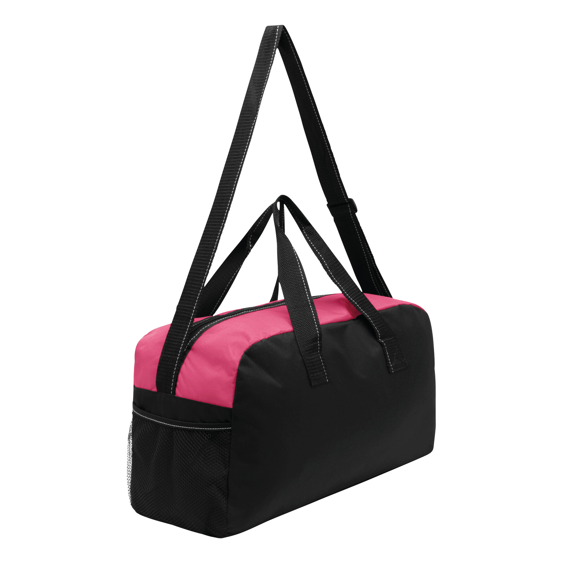 Sporttasche FITNESS, pink, schwarz