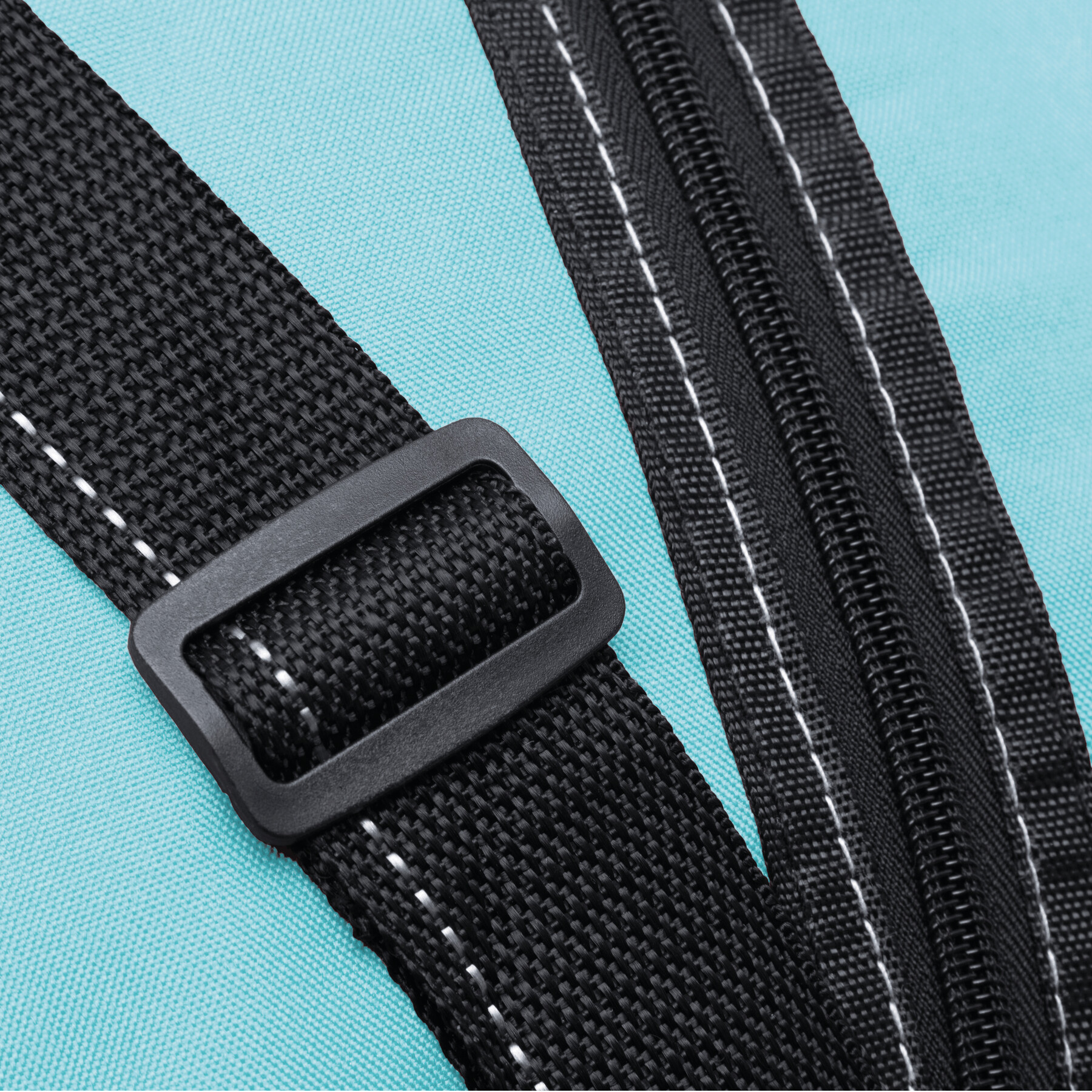 Sporttasche FITNESS, schwarz, türkis