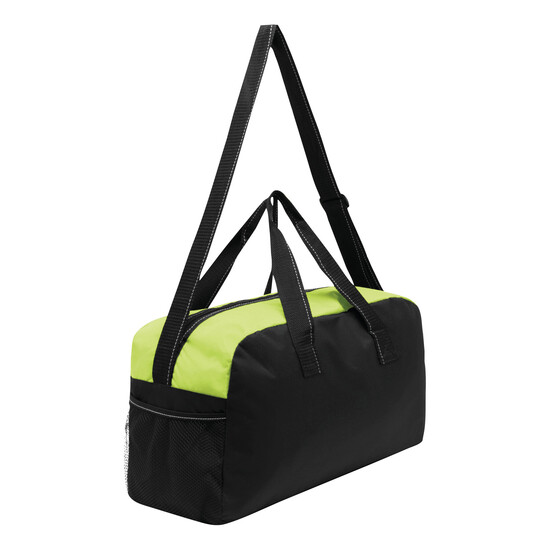 Sporttasche FITNESS, hellgrün, schwarz