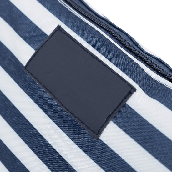 Kulturbeutel STRIPY, blau, weiß