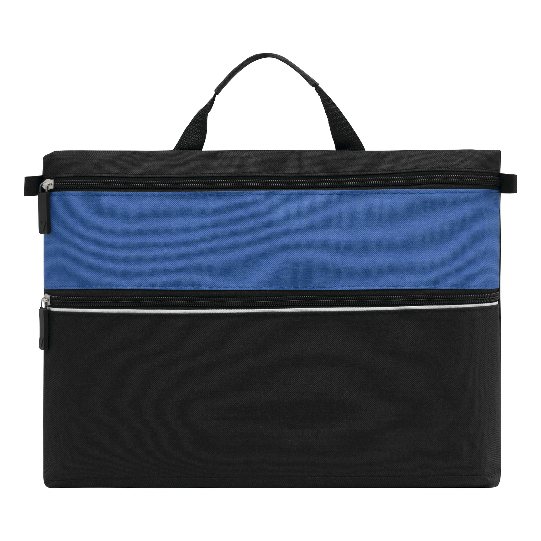 Dokumententasche FILE, blau, schwarz