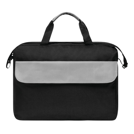 Dokumententasche BRISTOL, grau, schwarz