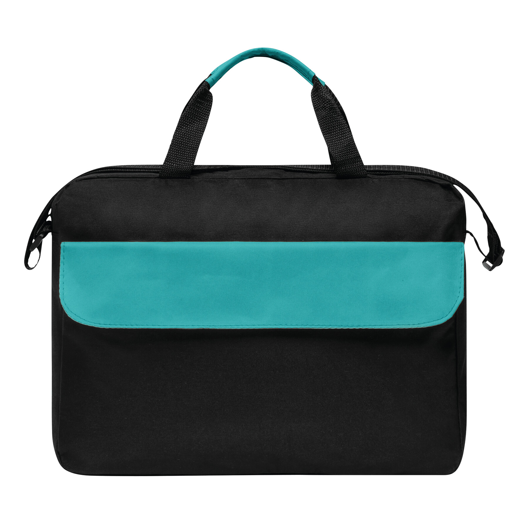 Dokumententasche BRISTOL, schwarz, türkis