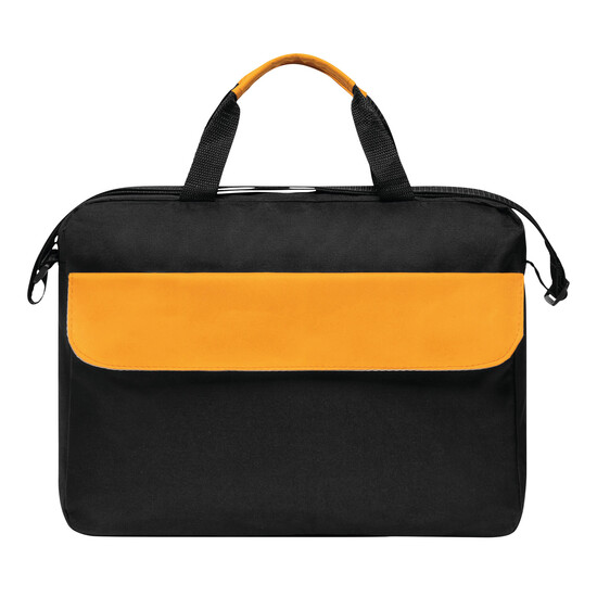 Dokumententasche BRISTOL, orange, schwarz