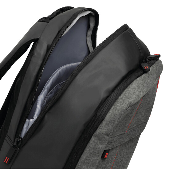 Rucksack SPLIT, grau, rot