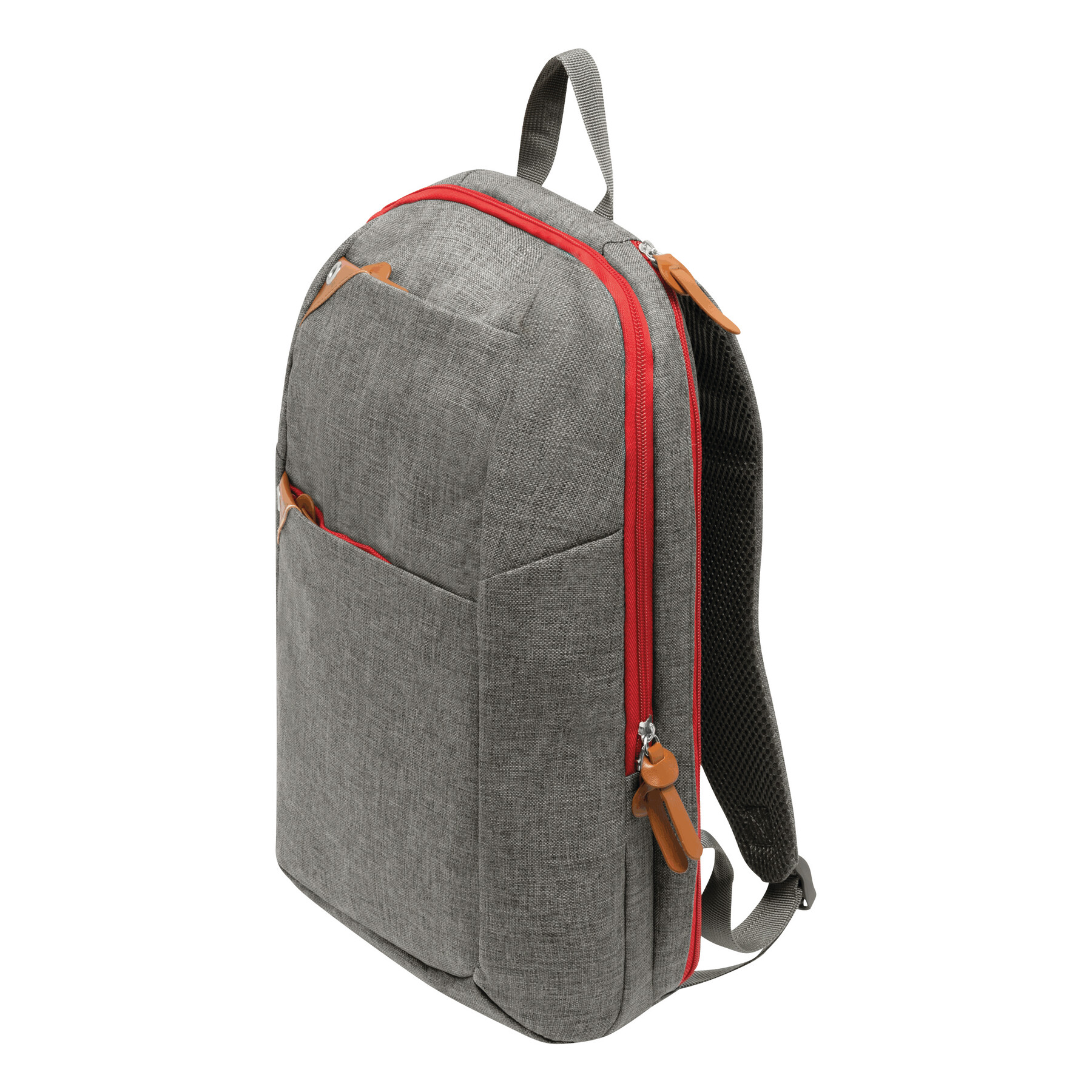 Rucksack Aberdeen, braun, rot