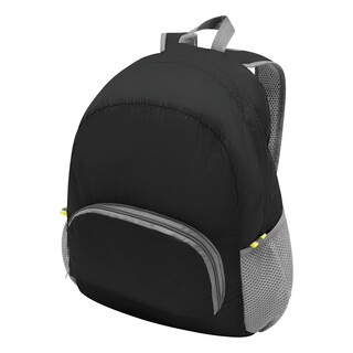 Rucksack VOLUNTEER, faltbar, schwarz