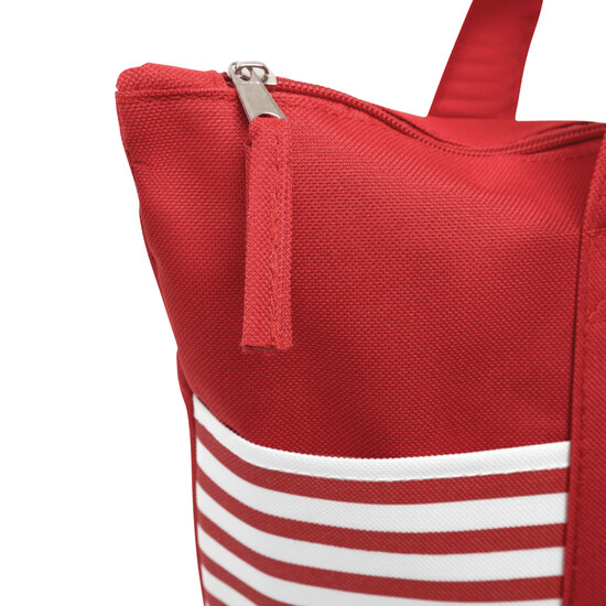Shopper TWIN, rot, weiß