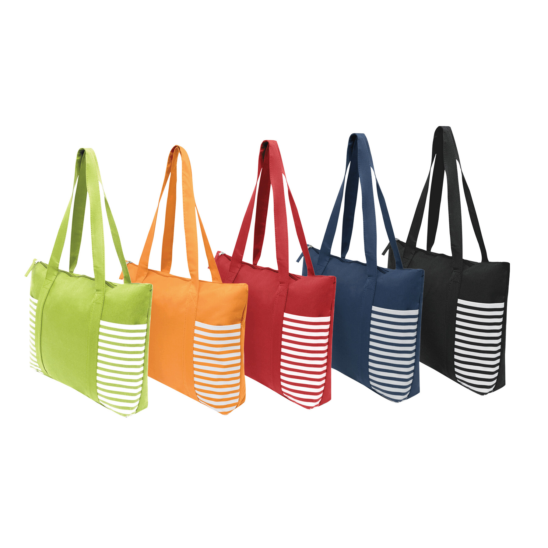 Shopper TWIN, orange, weiß