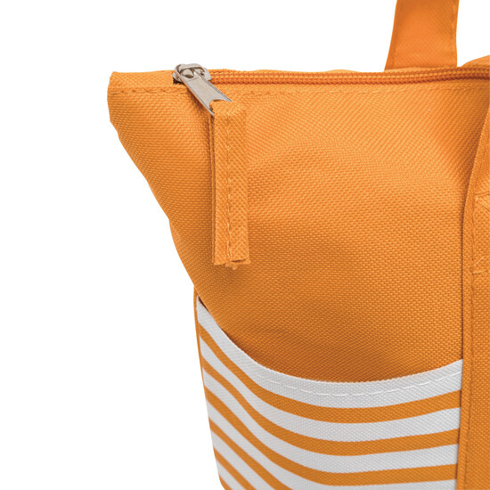 Shopper TWIN, orange, weiß