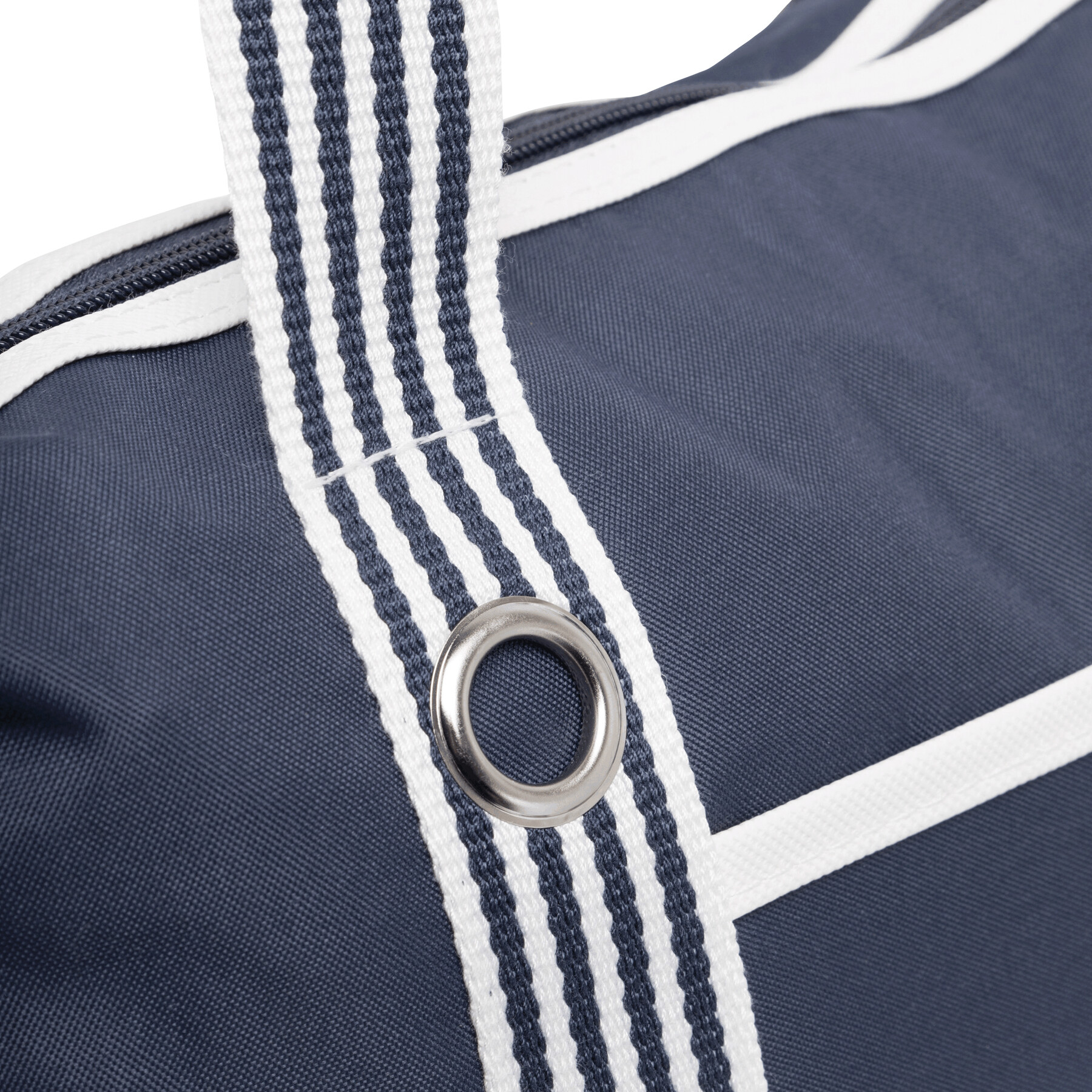 Strandtasche MARLENE, beige, marineblau