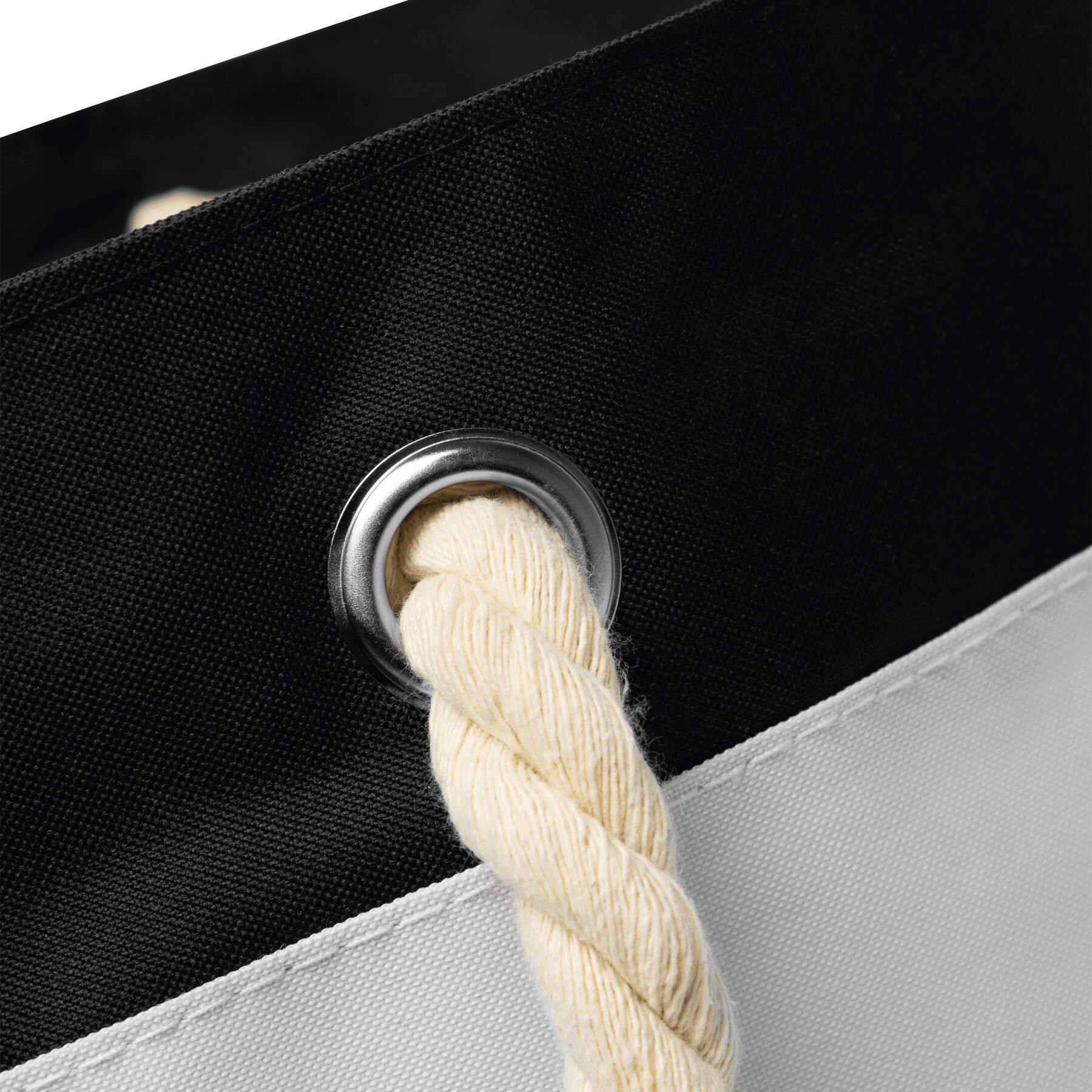 Strandtasche SYLT, schwarz, weiß