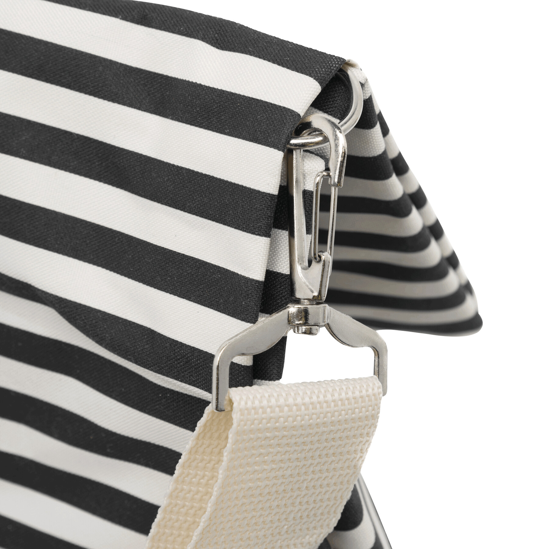 Strandtasche JUIST, beige, schwarz