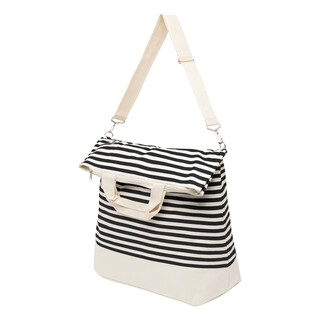 Strandtasche JUIST, beige, schwarz