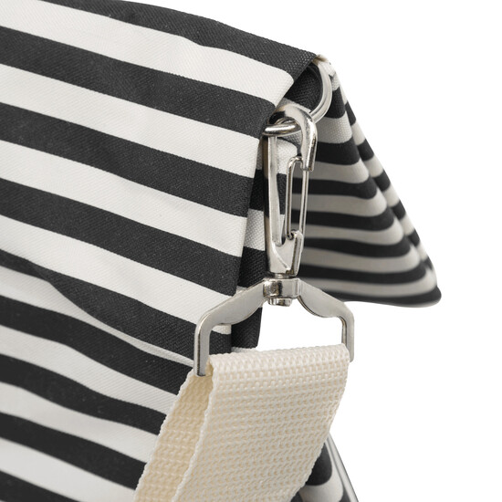 Strandtasche JUIST, beige, schwarz