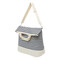 Strandtasche JUIST, beige, blau