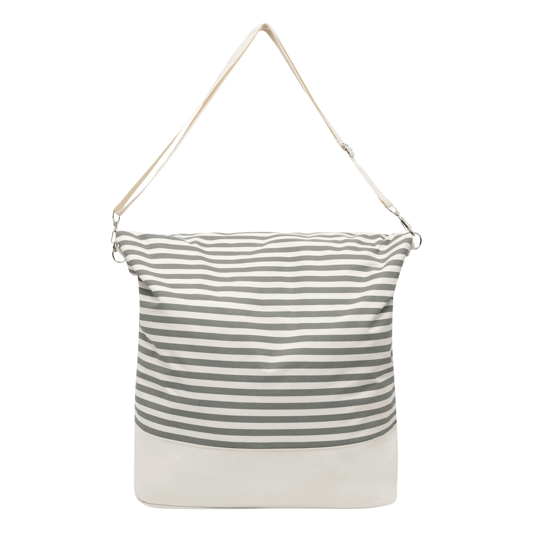 Strandtasche JUIST, beige, grau