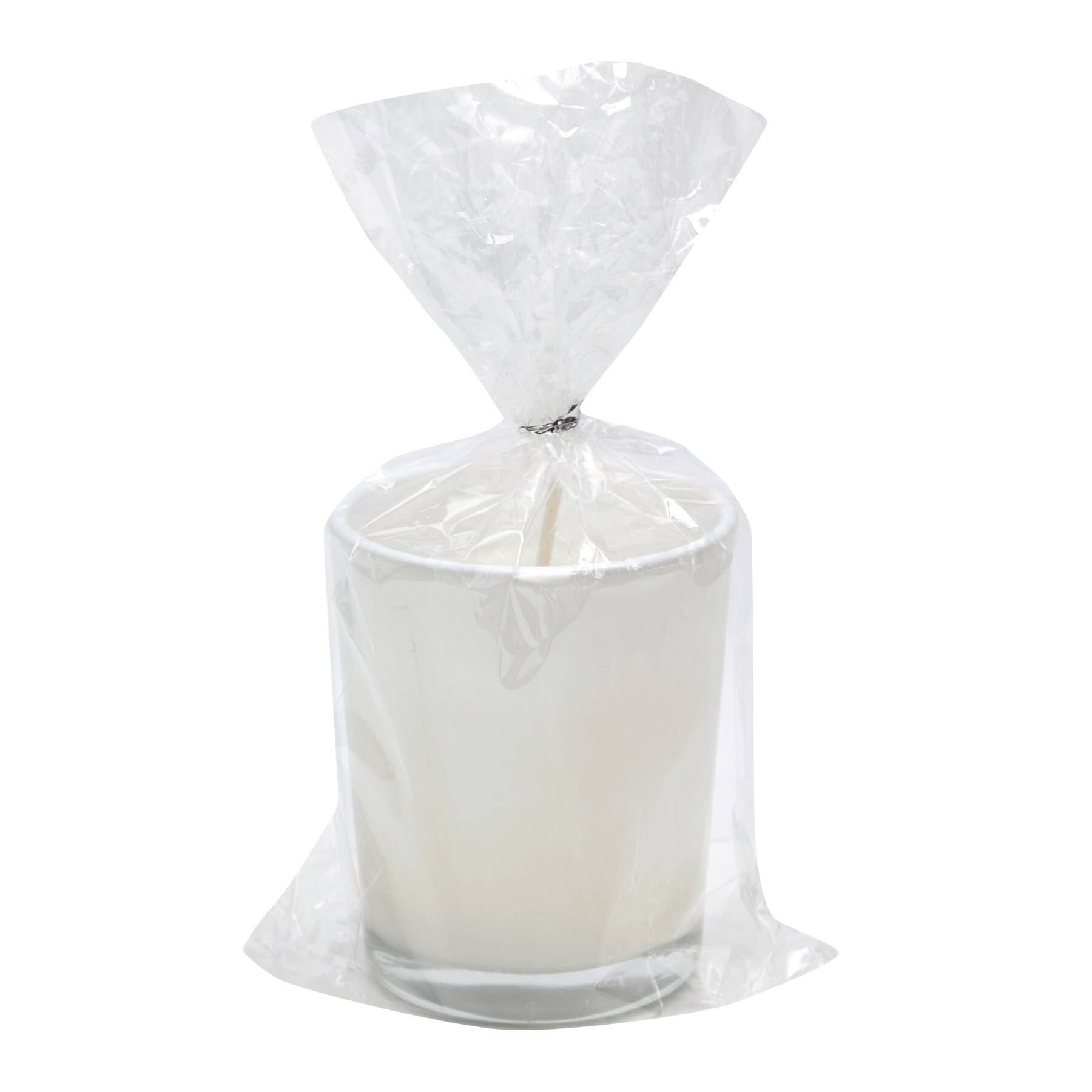 Kerze im Glas SPHERE, weiß