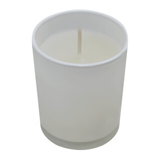 Kerze im Glas SPHERE, weiß