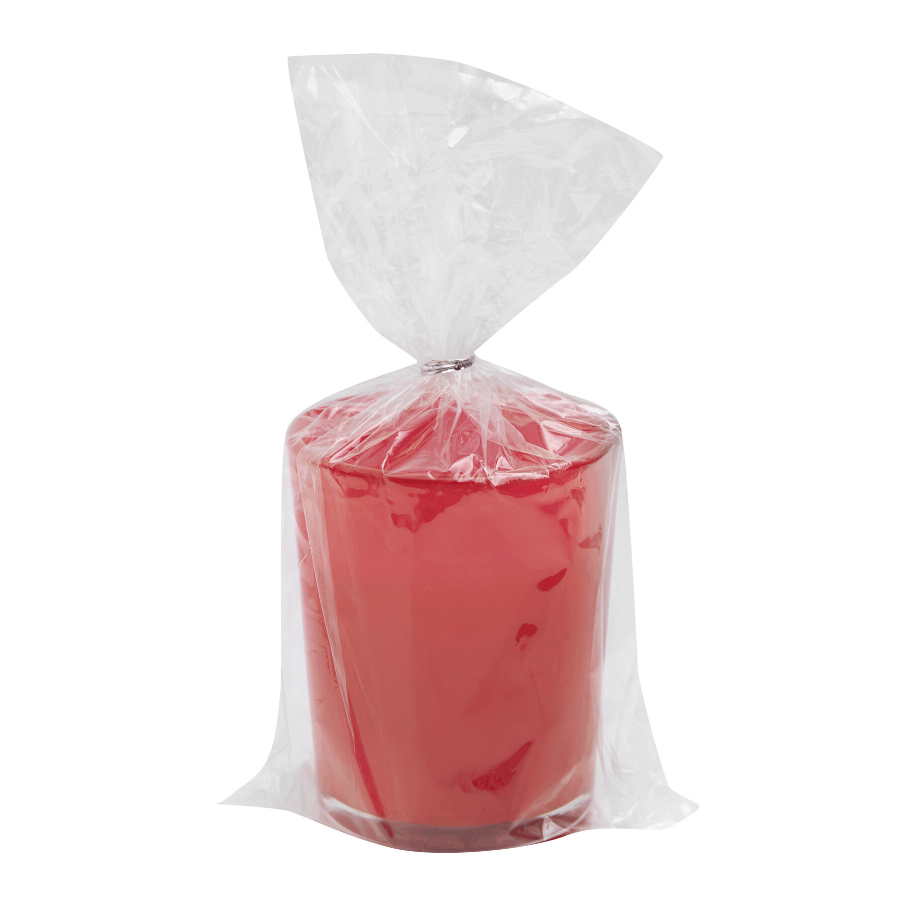 Kerze im Glas SPHERE, rot