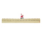 Holz-Kalender WALKING SANTA