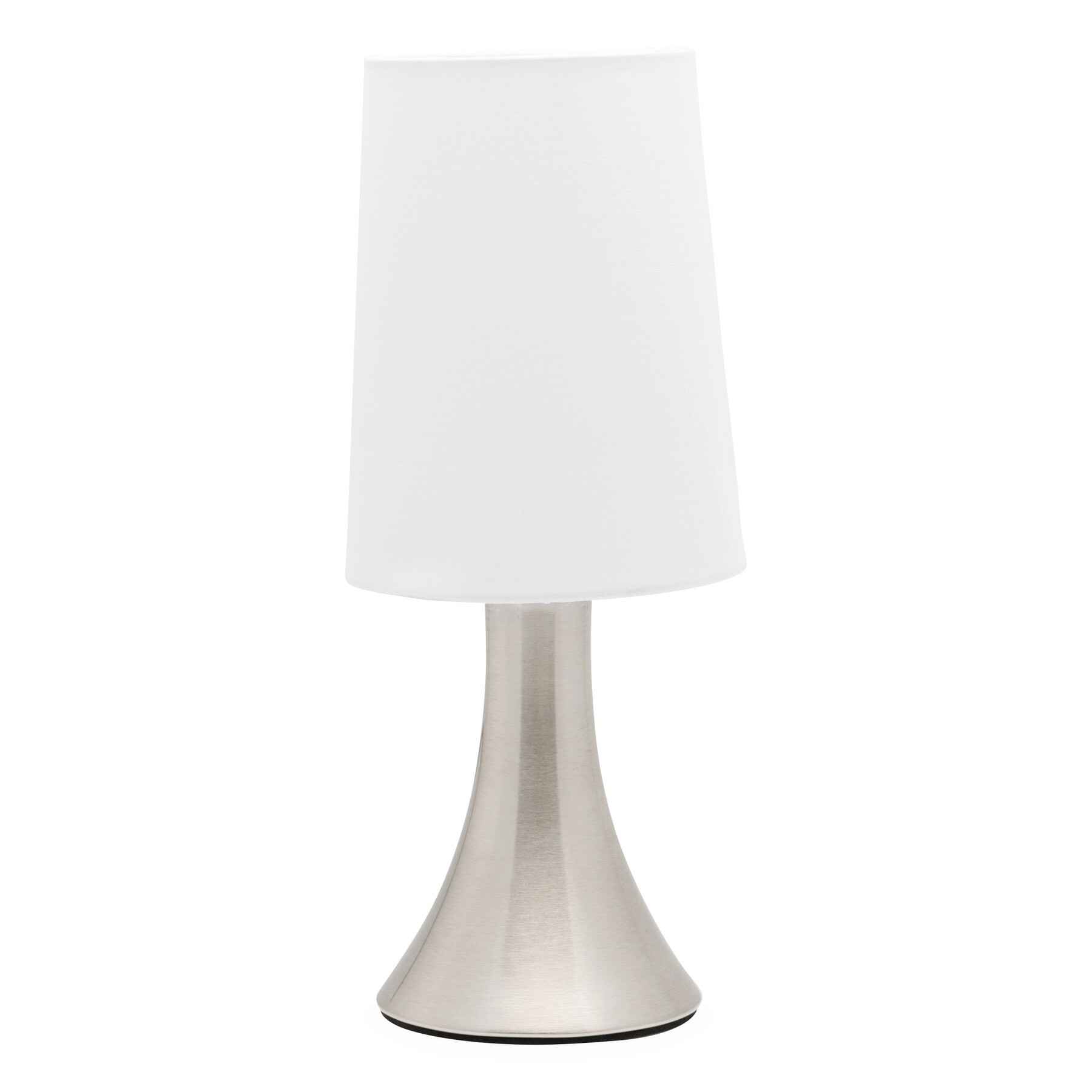 Tischlampe TOUCH ME, silber, weiß