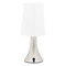 Tischlampe TOUCH ME, silber, weiß