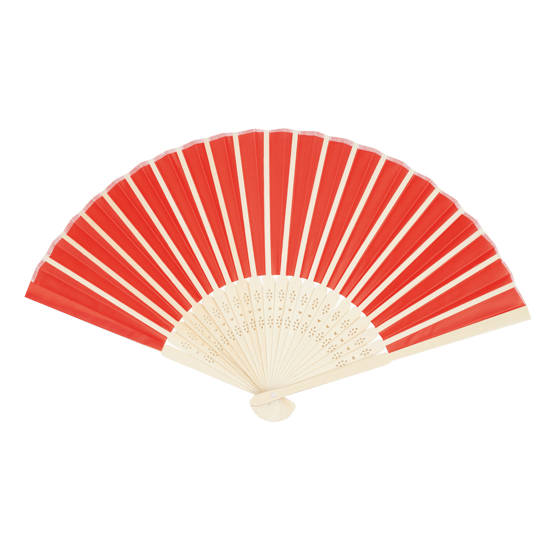 Faltbarer Fächer BAMBOO COOL, rot