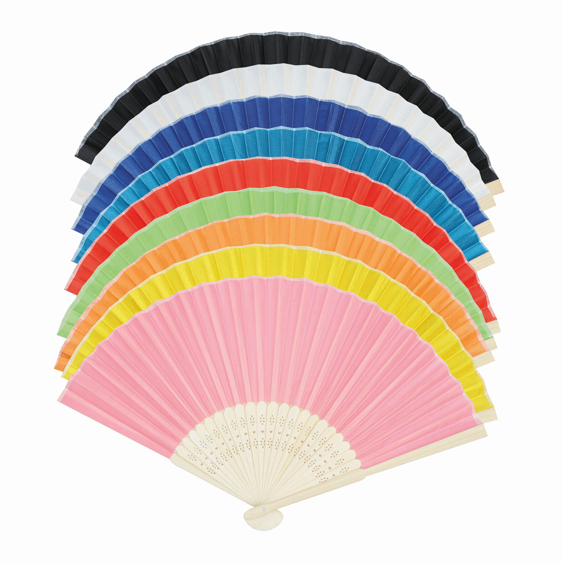 Faltbarer Fächer BAMBOO COOL, grün