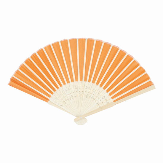 Faltbarer Fächer BAMBOO COOL, orange