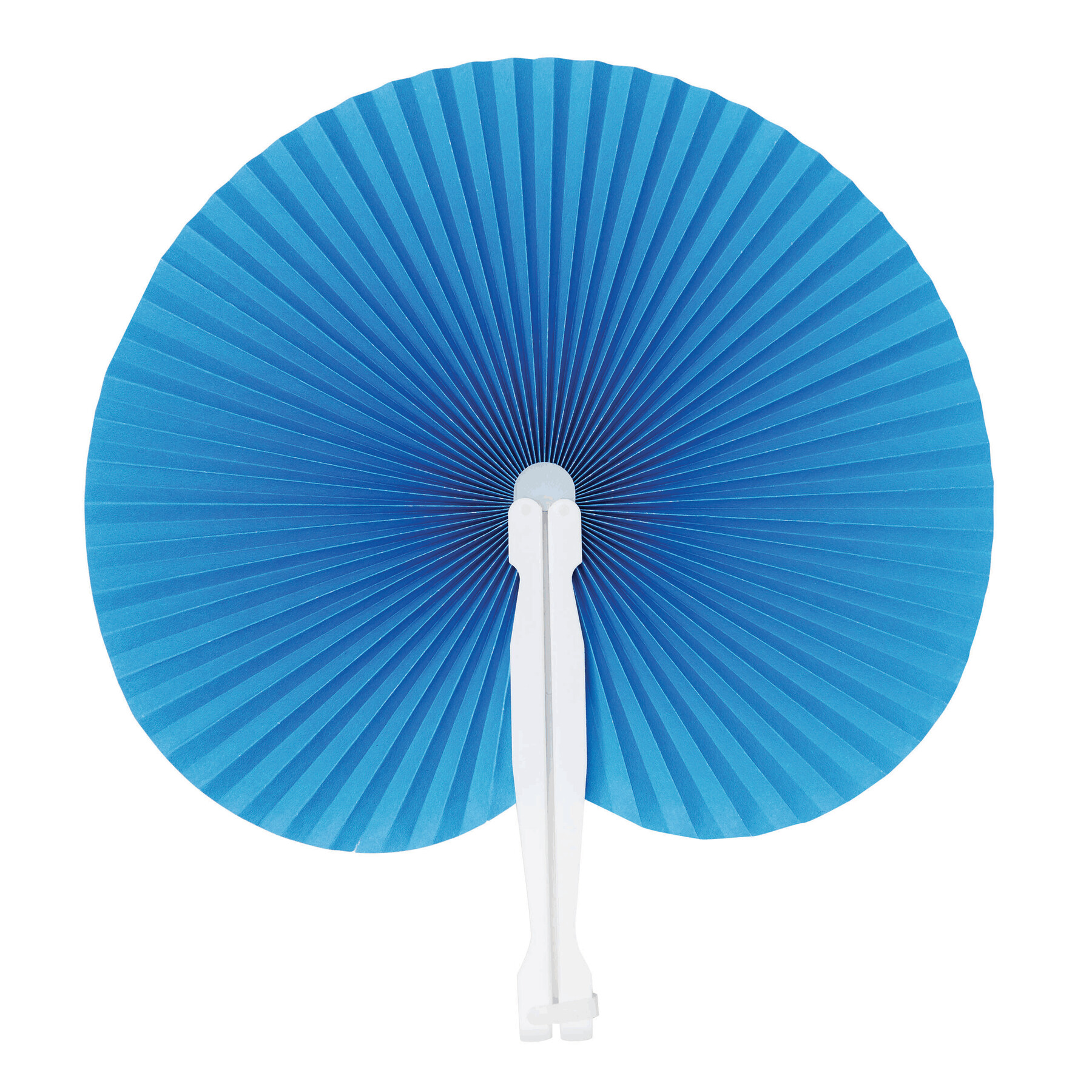 Faltbarer Fächer PEACOCK, blau