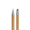 Schreibset DOUBLE BAMBOO, braun, silber