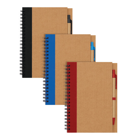 Notizringbuch RECYCLE L, blau