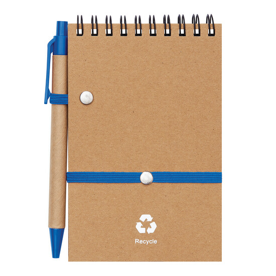 Notizringbuch RECYCLE M, blau