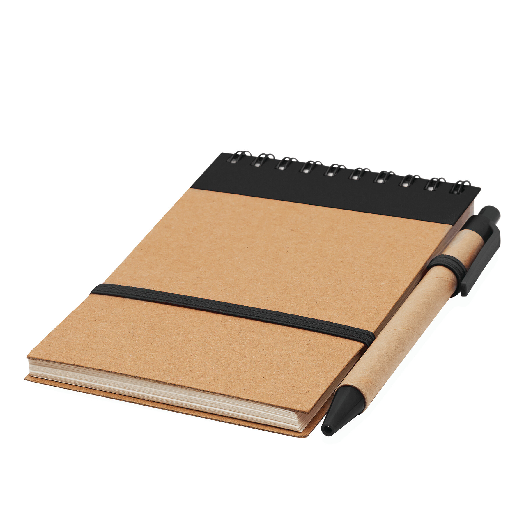 Notizringbuch RECYCLE M, schwarz