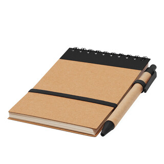 Notizringbuch RECYCLE M, schwarz