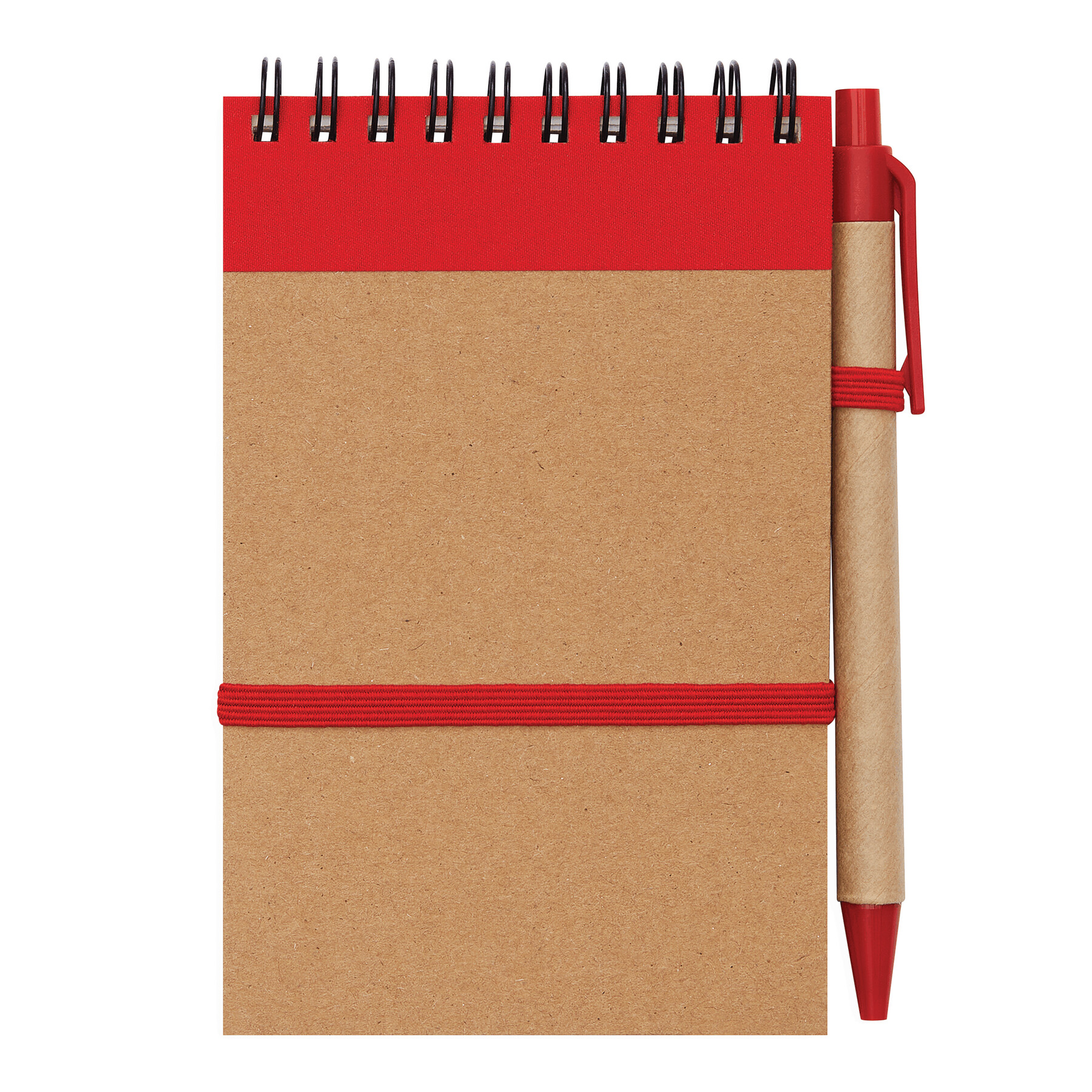 Notizringbuch RECYCLE M, rot