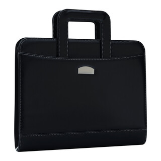 Dokumentenmappe NOBLESSE RING im DIN-A4-Format, schwarz